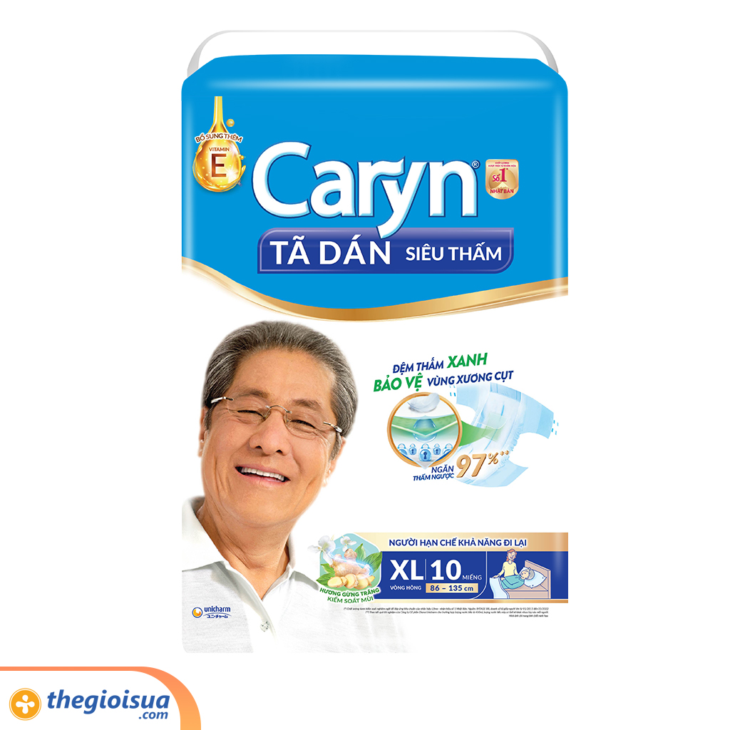 Tã dán Caryn XL10
