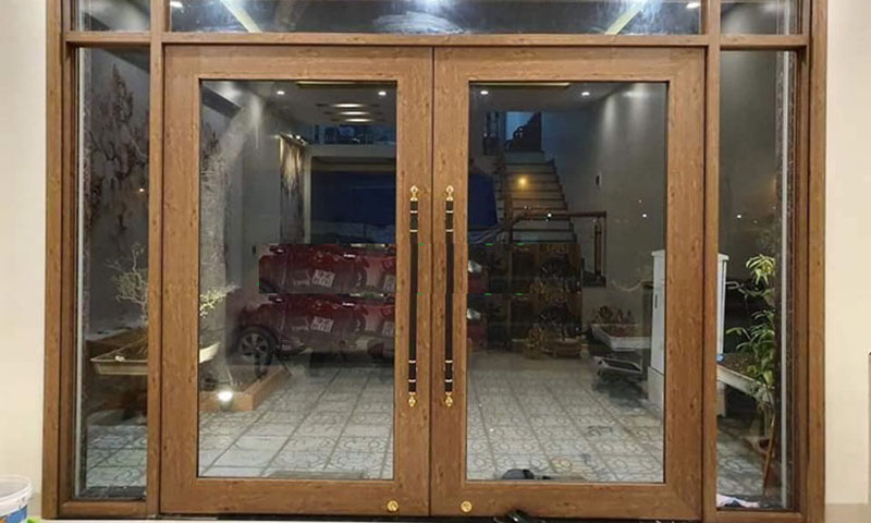 Cửa kính thủy lực khung nhôm – Cửa thủy lực cao cấp