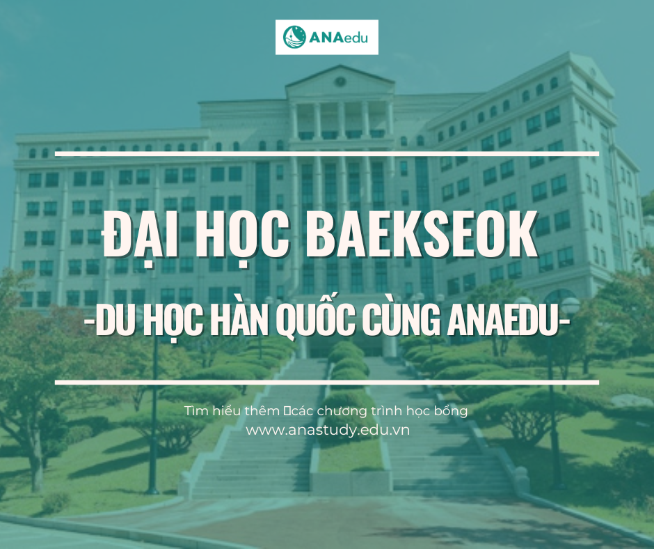 Du học Thạc sĩ Đại học Baekseok - Hàn Quốc