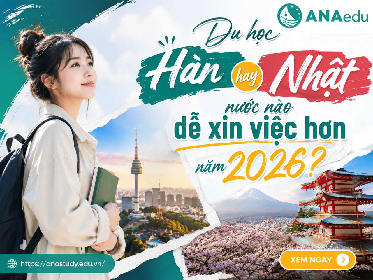 Du học Hàn hay Nhật, nước nào dễ xin việc hơn năm 2026?