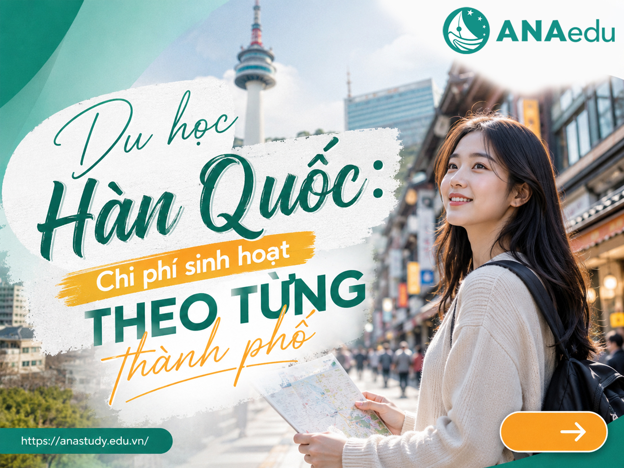 Du học Hàn Quốc: Chi phí sinh hoạt theo từng thành phố – Nên chuẩn bị bao nhiêu tiền mỗi tháng?