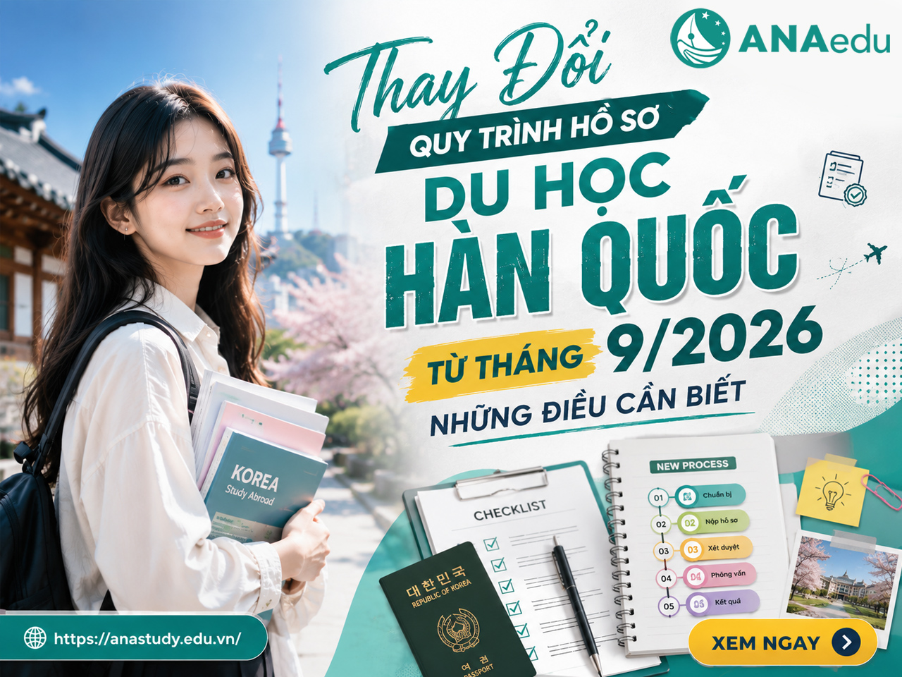 Thay Đổi Quy Trình Hồ Sơ Du Học Hàn Quốc Từ Tháng 9/2026: Những Điều Cần Biết Apostille