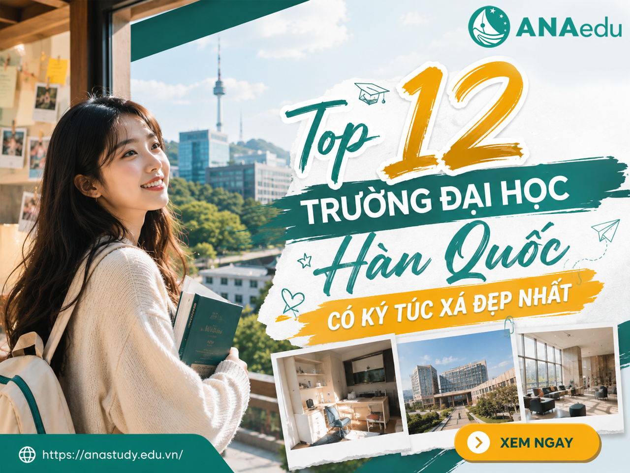 Top 12 trường đại học Hàn Quốc có ký túc xá đẹp và đáng sống nhất dành cho du học sinh