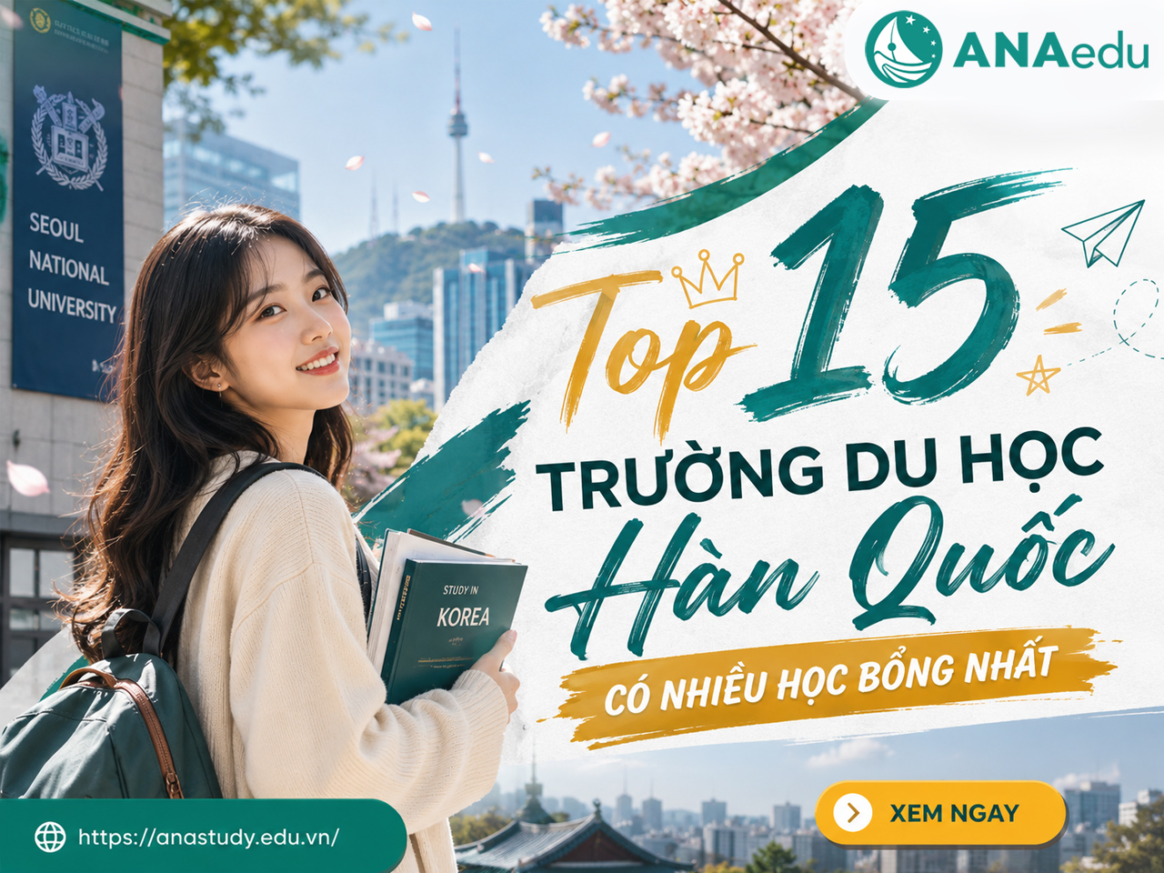 Top 15 trường du học Hàn Quốc có nhiều học bổng nhất cho du học sinh Việt Nam