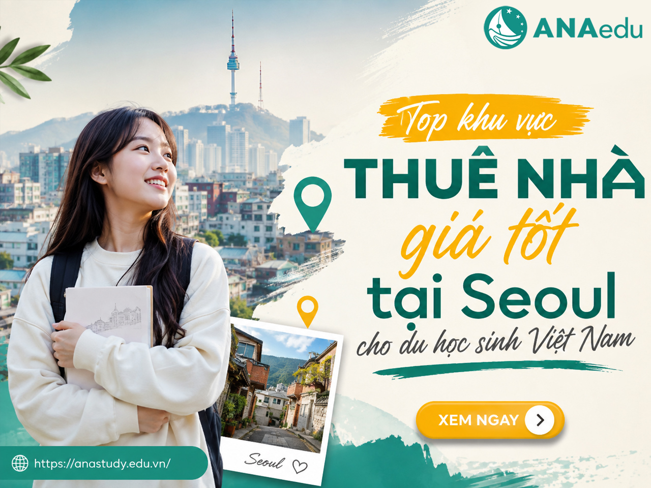 Top khu vực thuê nhà giá tốt tại Seoul cho du học sinh Việt Nam 2026