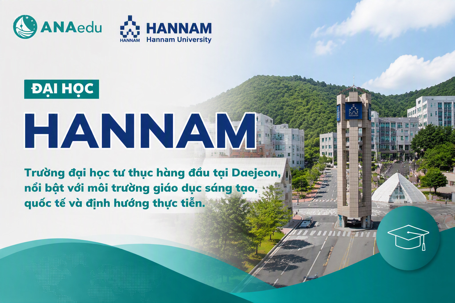 Đại học Hannam - Trường Đại Học Tư Thục Hàng Đầu Tại Daejeon