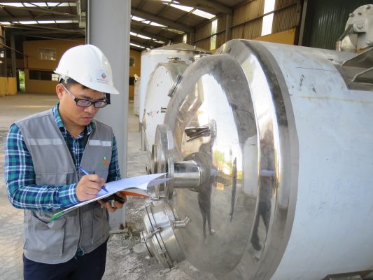 Kiểm tra bình chứa khí nén trước khi đưa vào sử dụng tránh tai nạn xảy ra