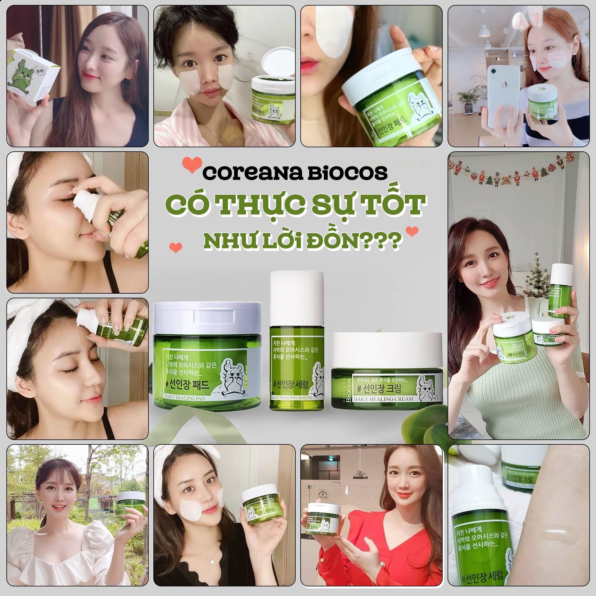 Bộ sản phẩm Coreana Biocos Daily Healing với thiết kế siêu đáng yêu đốn tim giới trẻ