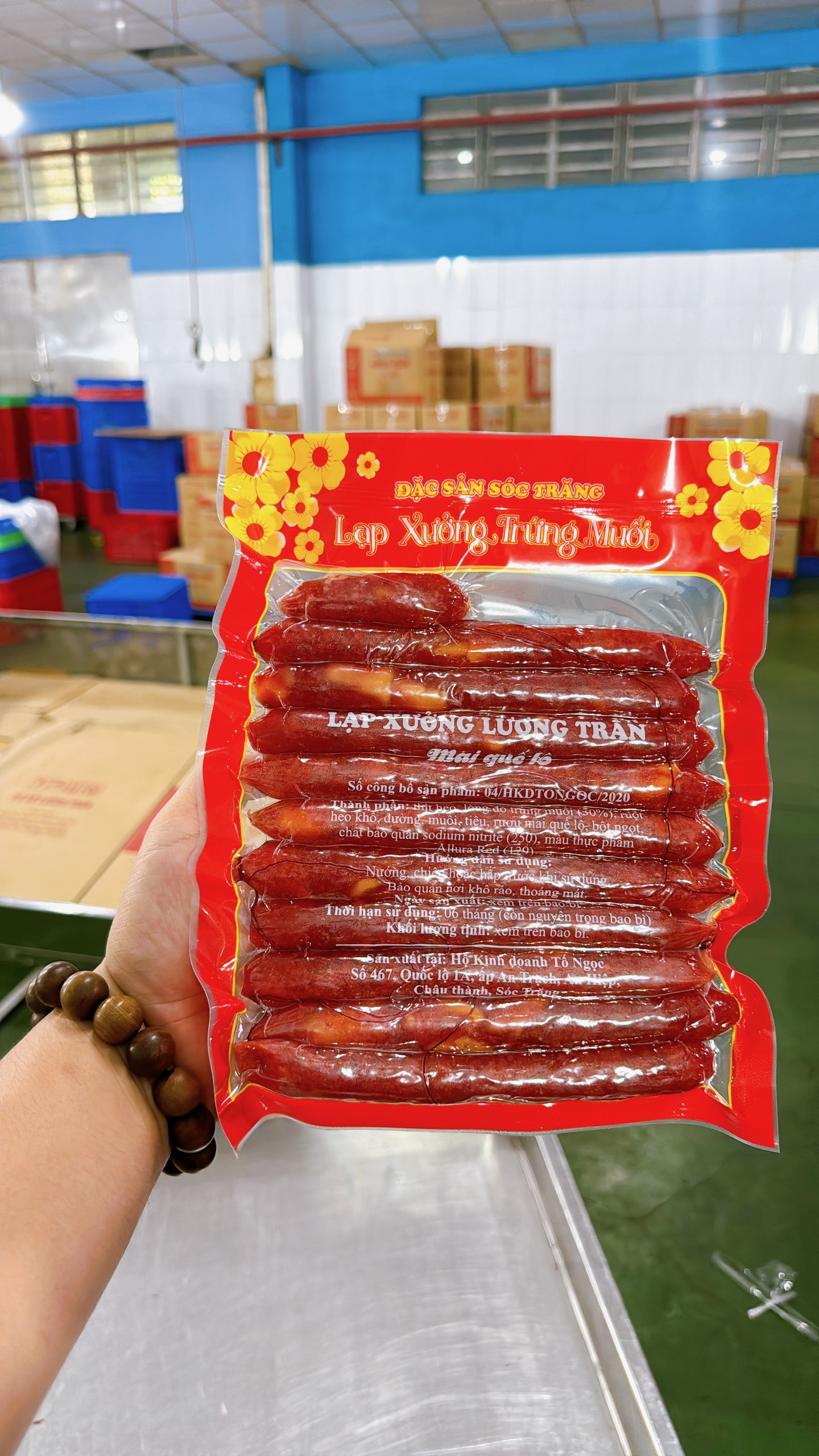 LẠP XƯỞNG TRỨNG MUỐI 500gram