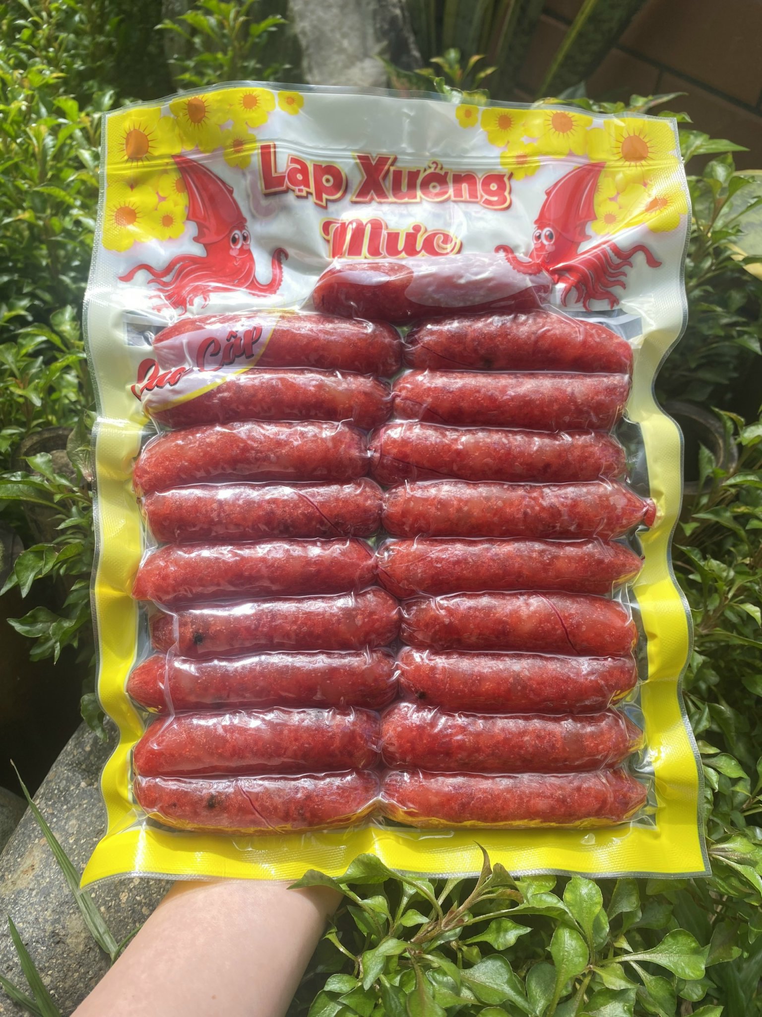 Lạp Xưởng Mực 500gr