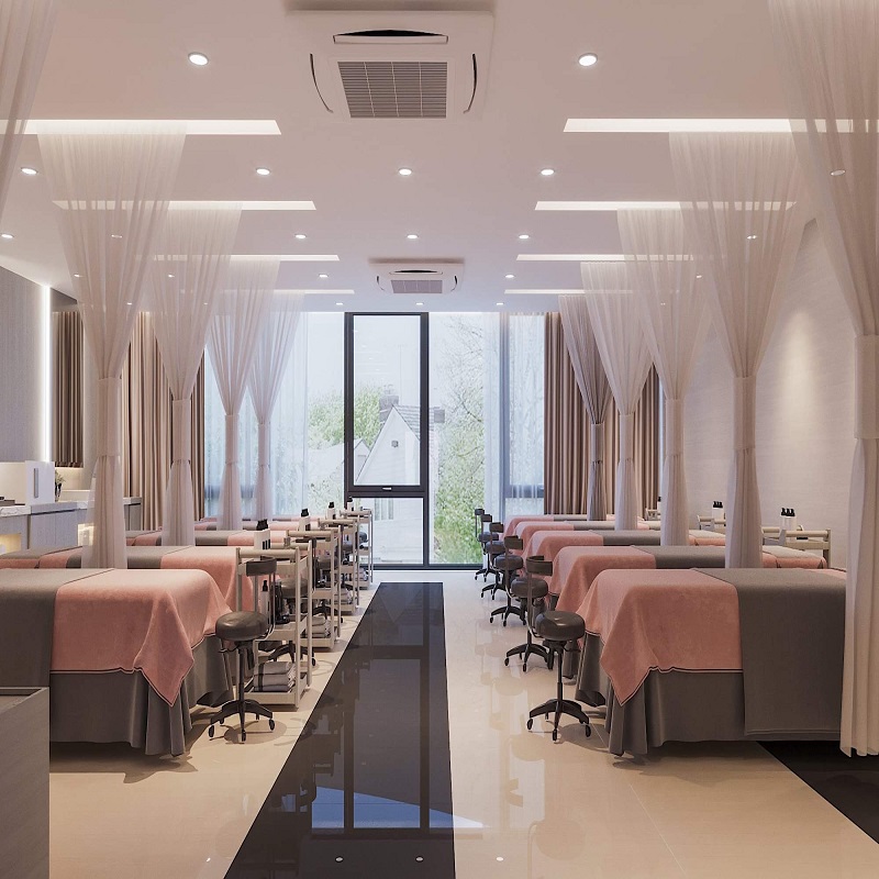 Mẫu Rèm Spa Đẹp, Cao Cấp SP0003