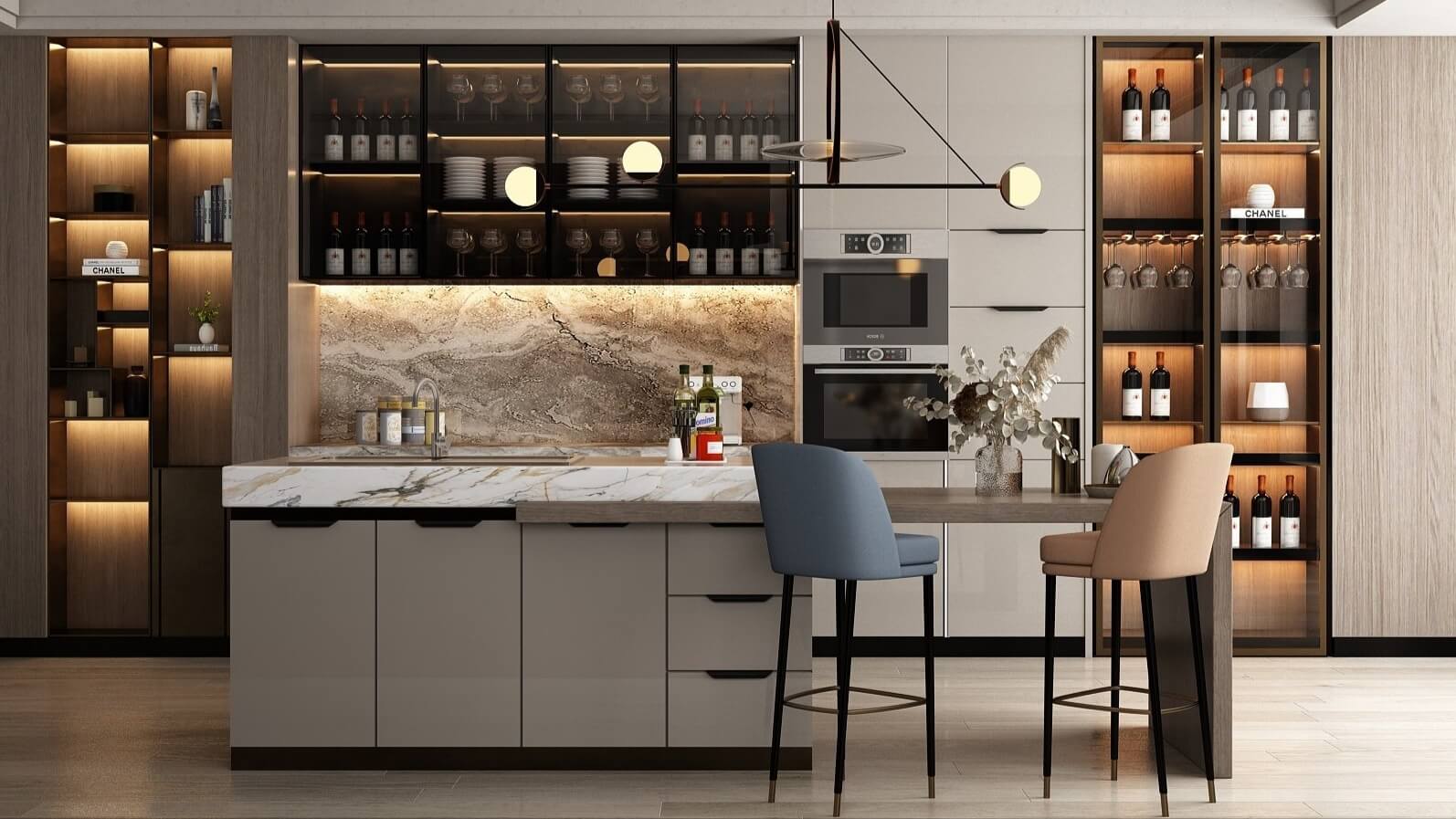 TOP Những mẫu thiết kế nội thất phòng bếp đẹp 2022 Noi-that-phong-bep-3