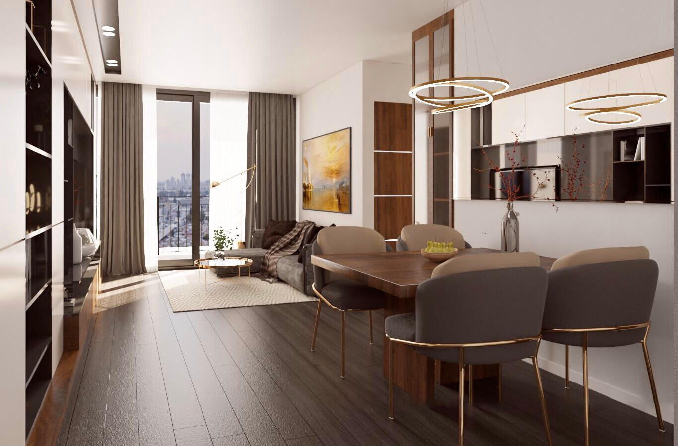 Nội, ngoại thất: Xu hướng thiết kế nội thất phòng khách 2022 đẹp sang trọng Thiet-ke-noi-that-phong-khach-6