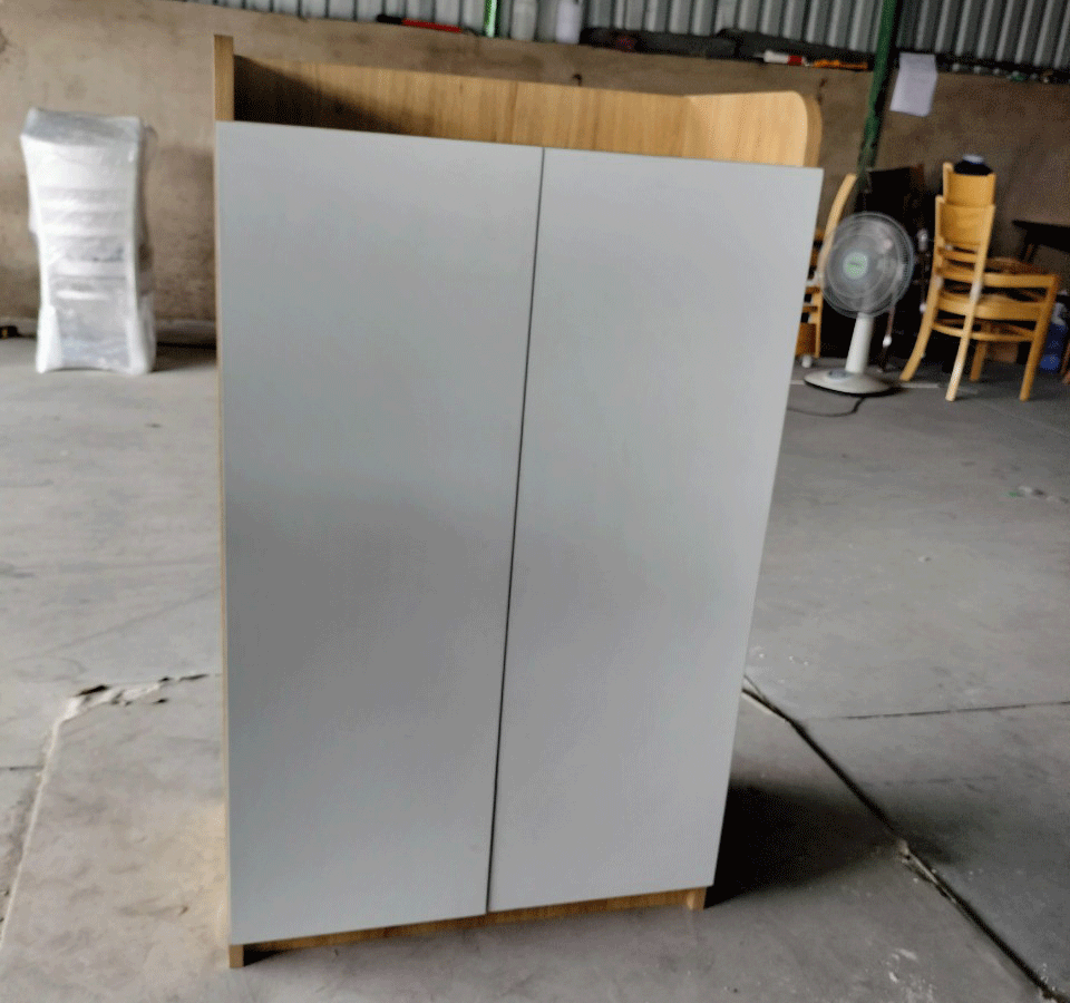 Tủ giày gỗ 2 cánh đơn giản TM-TG209001