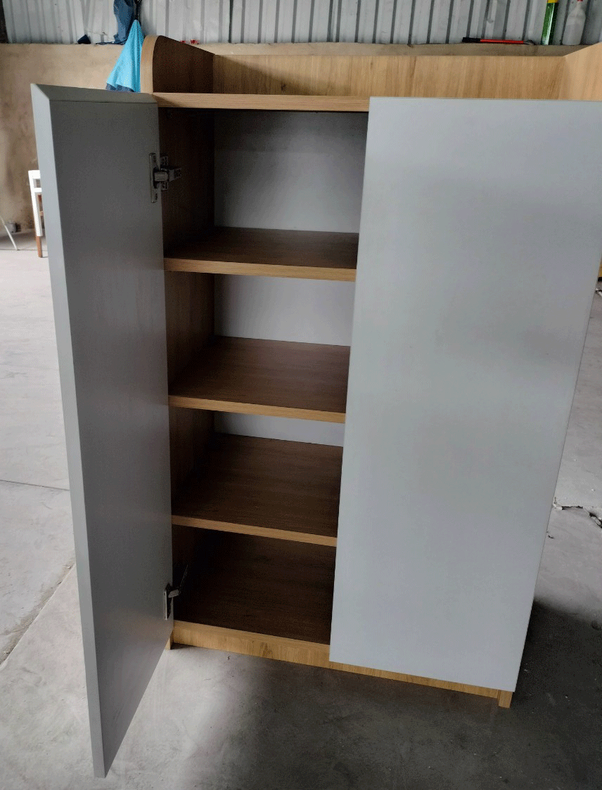 Tủ giày gỗ 2 cánh đơn giản TM-TG209001