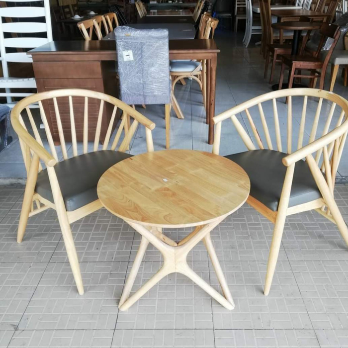 Bộ bàn ghế Genny đơn + Bàn trà chân sao