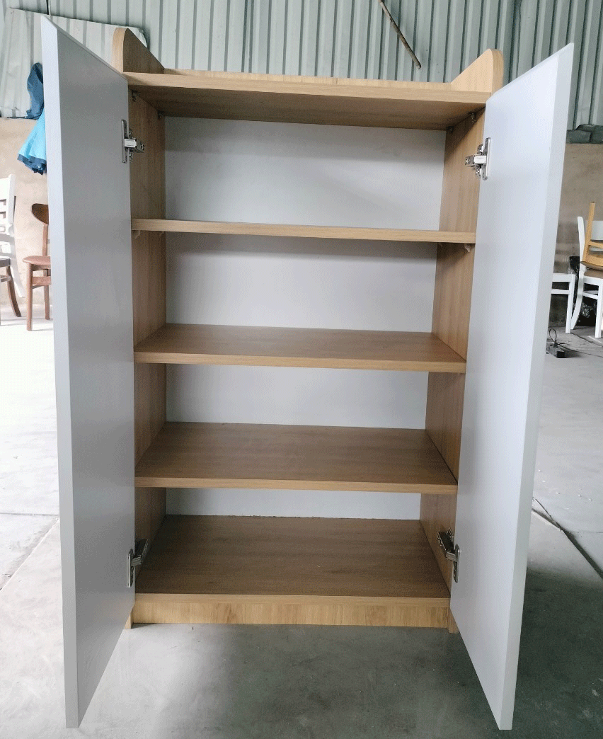 Tủ giày gỗ 2 cánh đơn giản TM-TG209001