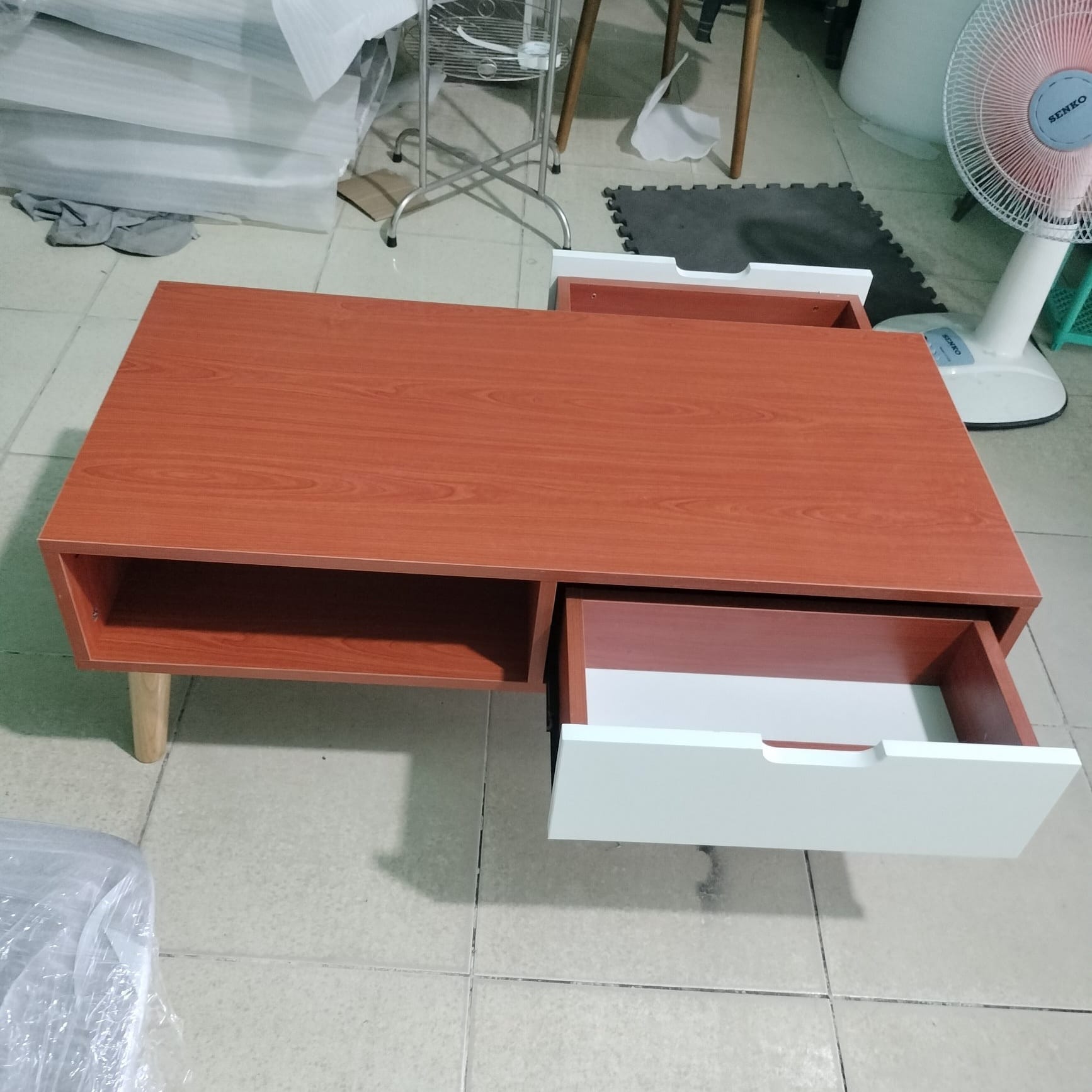 Bàn trà gỗ công nghiệp hiện đại TM-BT221103