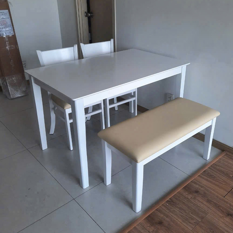 Bộ bàn ăn Cabin 1m2 - 2 ghế kèm Băng dài