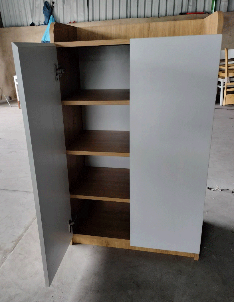 Tủ giày gỗ 2 cánh đơn giản TM-TG209001