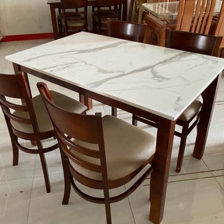 Bàn ăn Cabin mặt giả vân đá