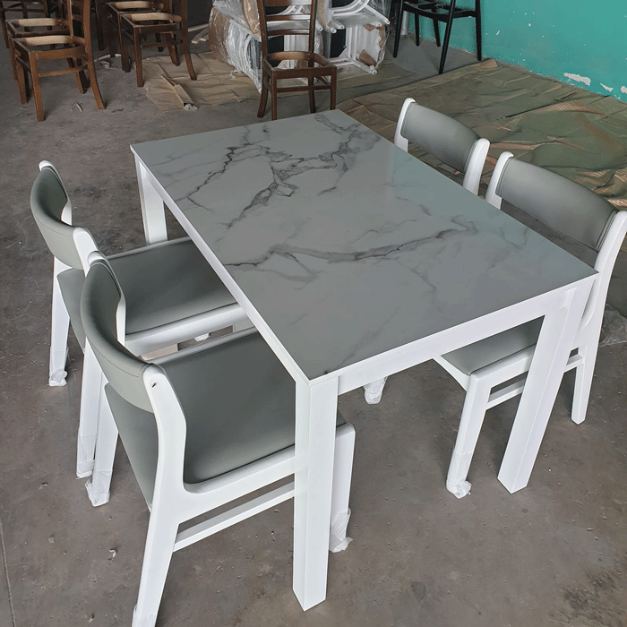 Bàn ăn Cabin mặt giả vân đá