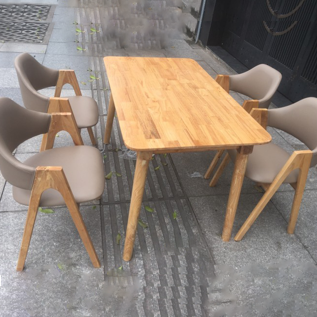 Bộ bàn ăn Chữ A 1m2 + 4 ghế