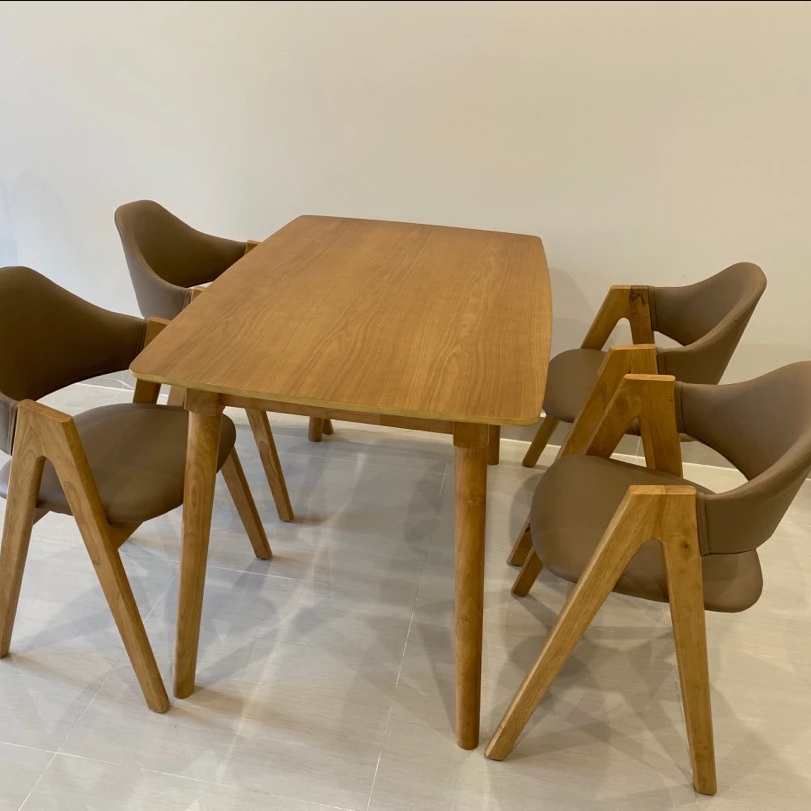 Bộ bàn ăn Chữ A 1m2 + 4 ghế