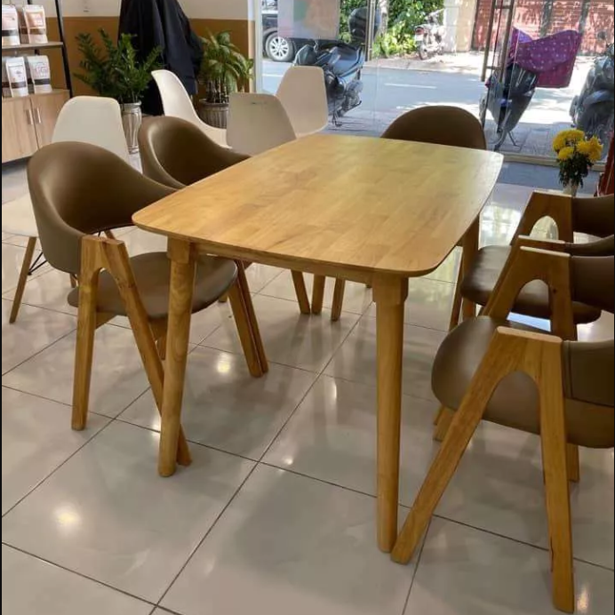 Bộ bàn ăn Chữ A 1m2 + 4 ghế