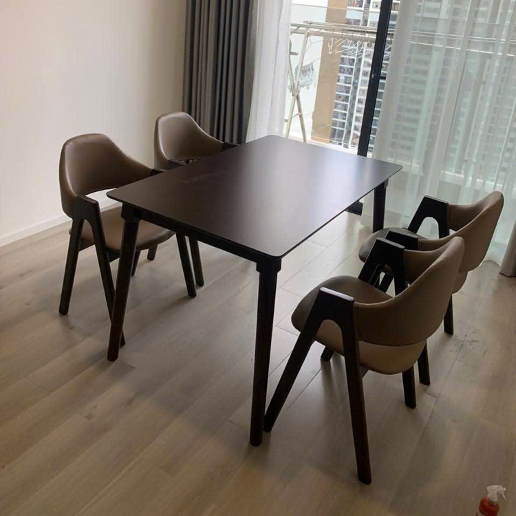 Bộ bàn ăn Chữ A 1m2 + 4 ghế