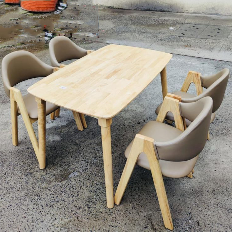 Bộ bàn ăn Chữ A 1m2 + 4 ghế