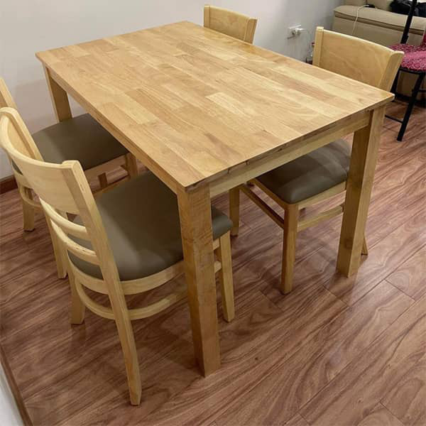 Bộ bàn ăn Cabin 1m2 + 4 ghế