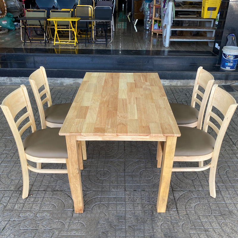 Bộ bàn ăn Cabin 1m2 + 4 ghế