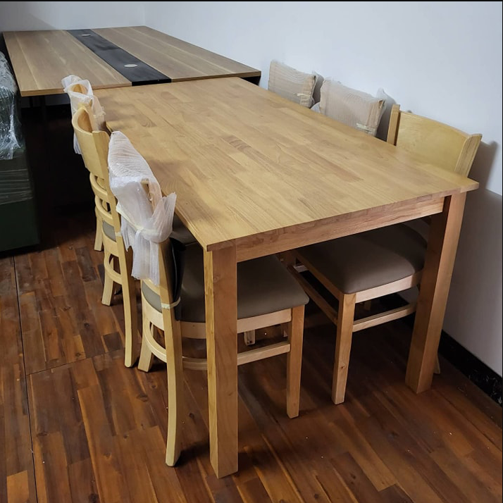 Bộ bàn ăn Cabin 1m6 + 6 ghế