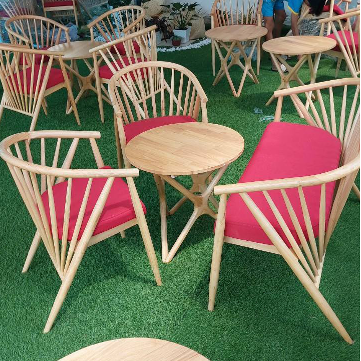 Bộ 3 Ghế Genny và Bàn trà chân sao