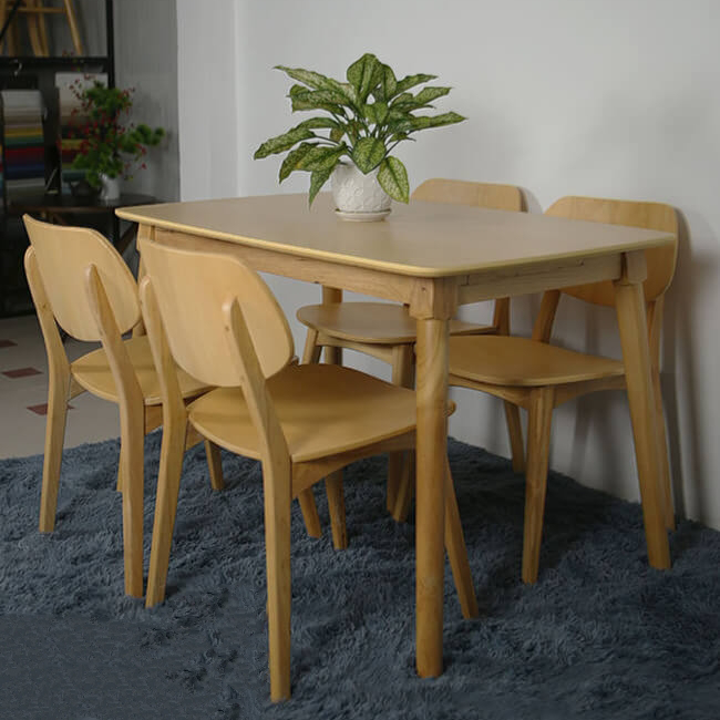 Bộ bàn ăn Venus 1m2 + 4 ghế