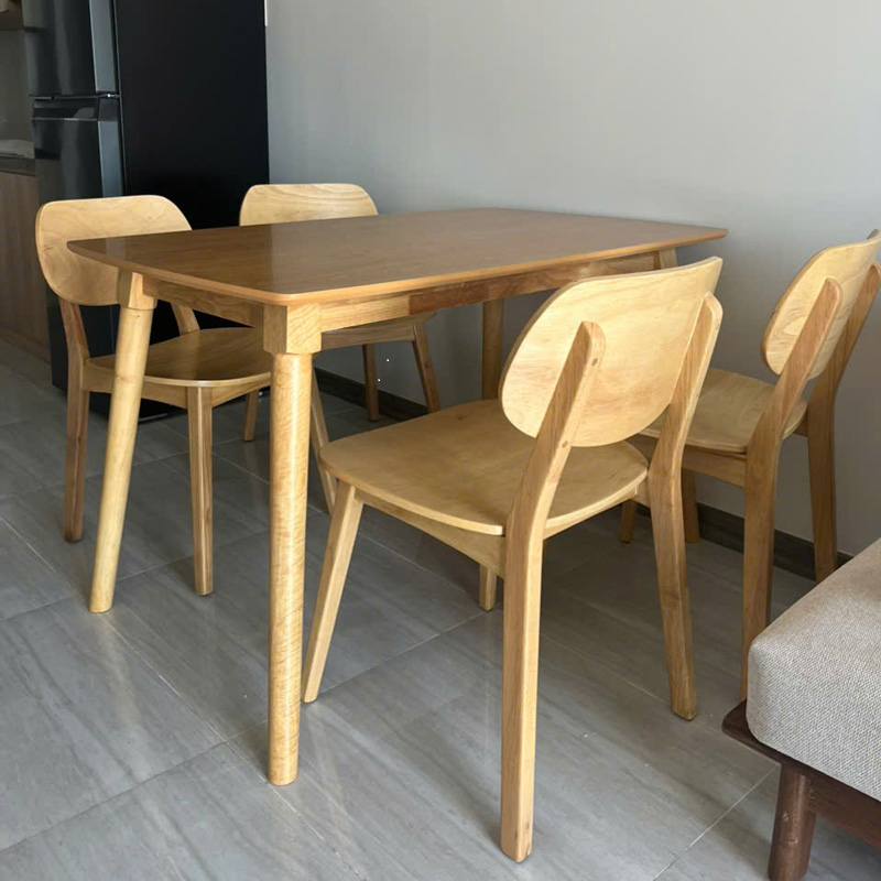 Bộ bàn ăn Venus 1m2 + 4 ghế