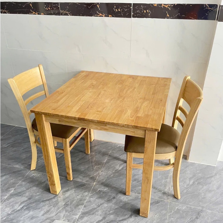 Bộ bàn Cabin vuông 80x80cm + 2 ghế