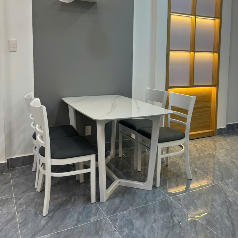 Bộ bàn Concorde mặt đá + ghế Cabin