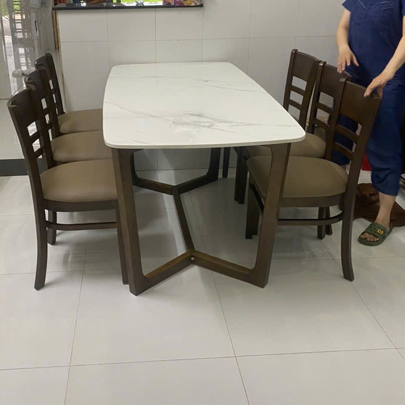 Bộ bàn Concorde mặt đá + ghế Cabin