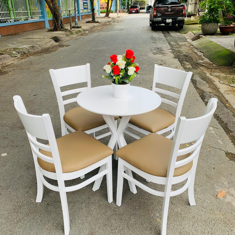 Bàn Cafe 4 Chân Chụm