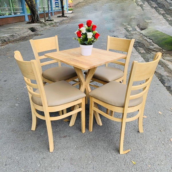 Bàn Cafe 4 Chân Chụm