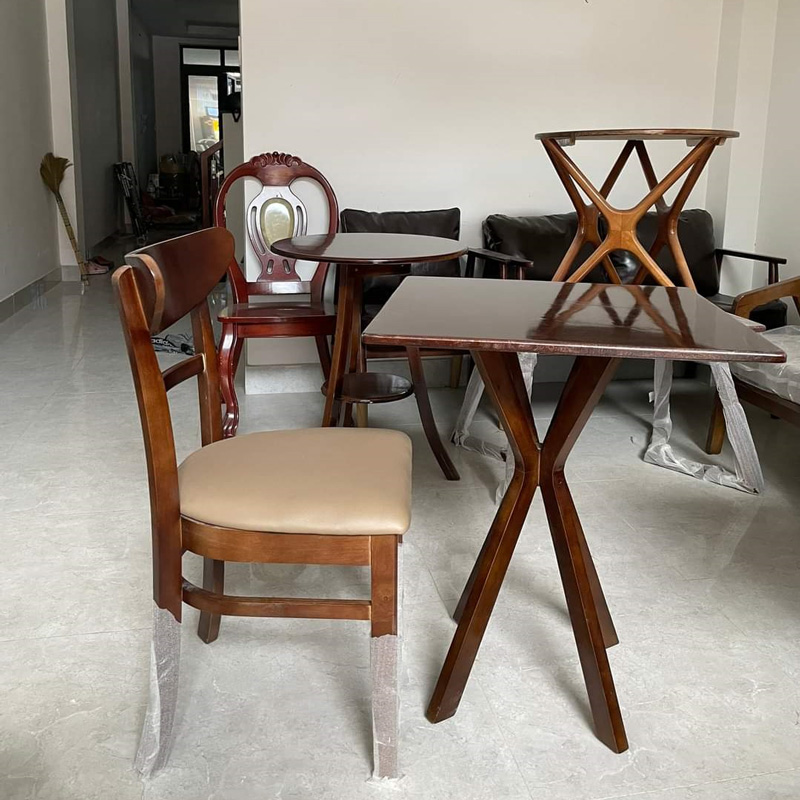 Bàn Cafe 4 Chân Chụm