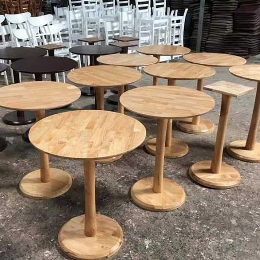 Bàn Cafe chân đế tròn