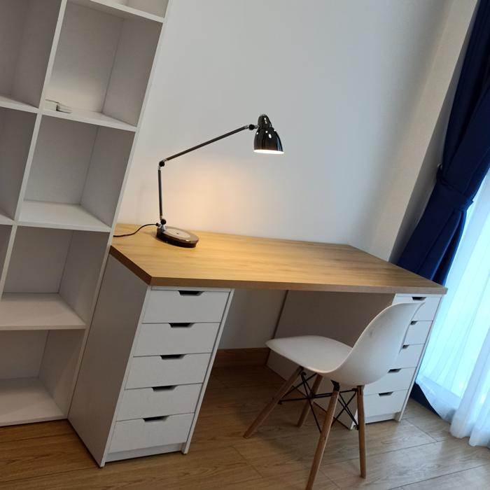 Bàn làm việc 2 hộc kéo TM-BLV20201