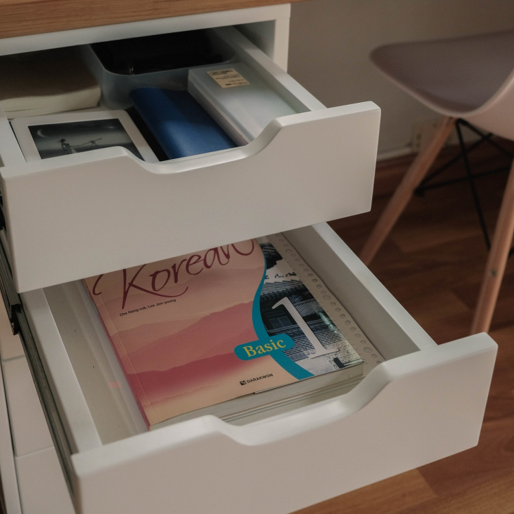 Bàn làm việc 2 hộc kéo TM-BLV20201