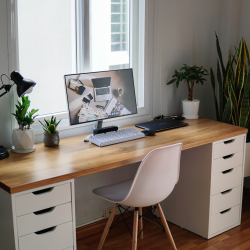 Bàn làm việc 2 hộc kéo TM-BLV20201