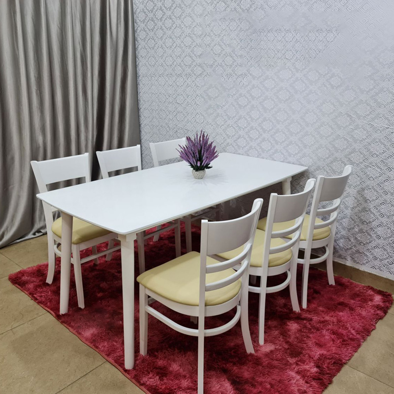 Bộ bàn Mango 1m6 + 6 ghế Cabin