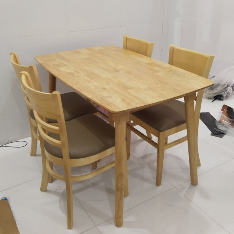 Bộ bàn Mango 1m2 + 4 ghế Cabin