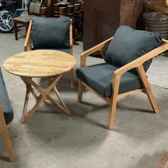 Bộ Ghế Sofa Katana đơn + Bàn Trà chân sao